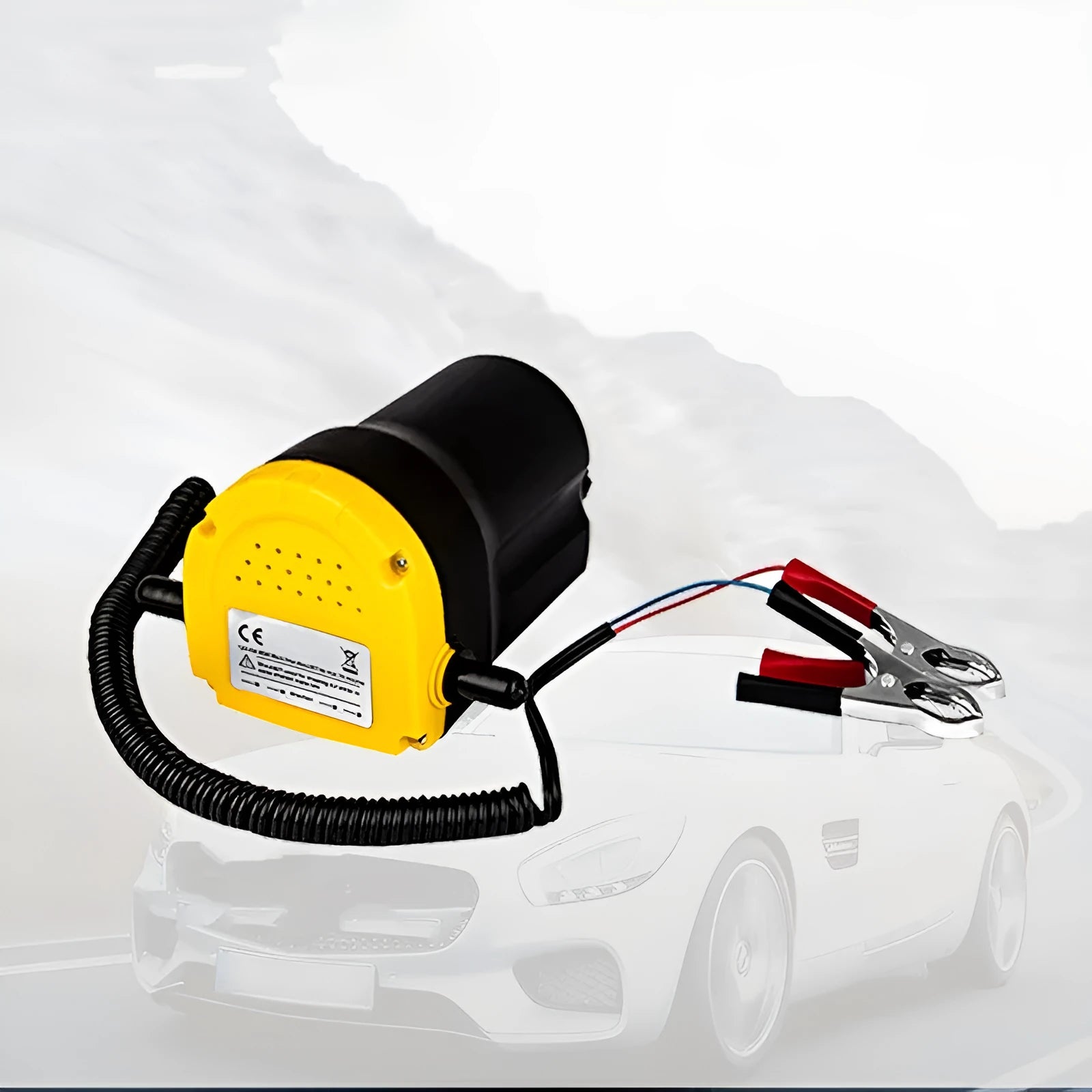 12V electric self-priming oil gear pump with engineering plastic body for diesel transfer