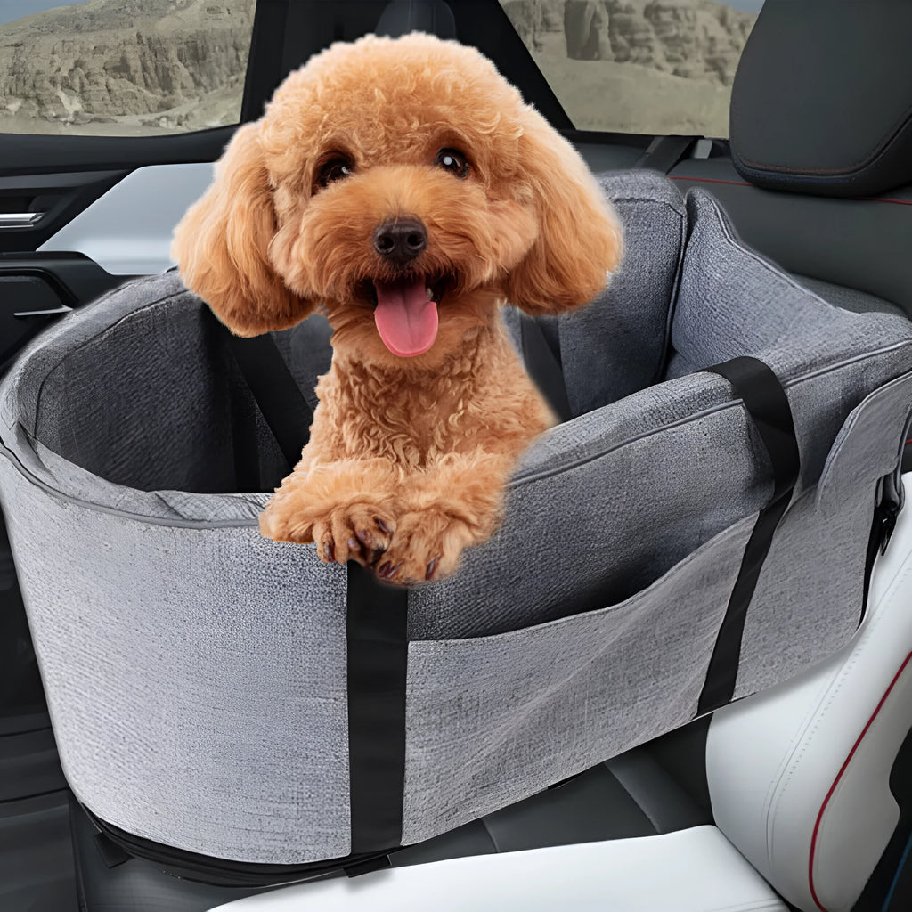 Outdoor car dog kennel in blue, grey, red or grey mesh colours with cloth construction for four seasons use