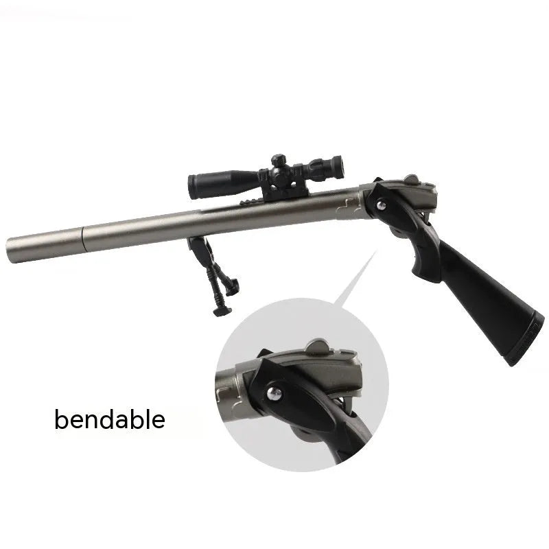 Eating Chicken 98K Sniper Rifle modelled gel pen with 0.5mm tip in blue and black.