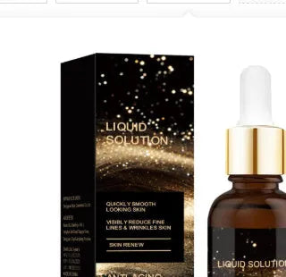 30ml facial moisturising liquid bottle with glycerin and hyaluronic acid, 9cm height