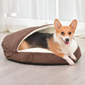 Brown and grey removable washable cloth dog kennel in S and M size options