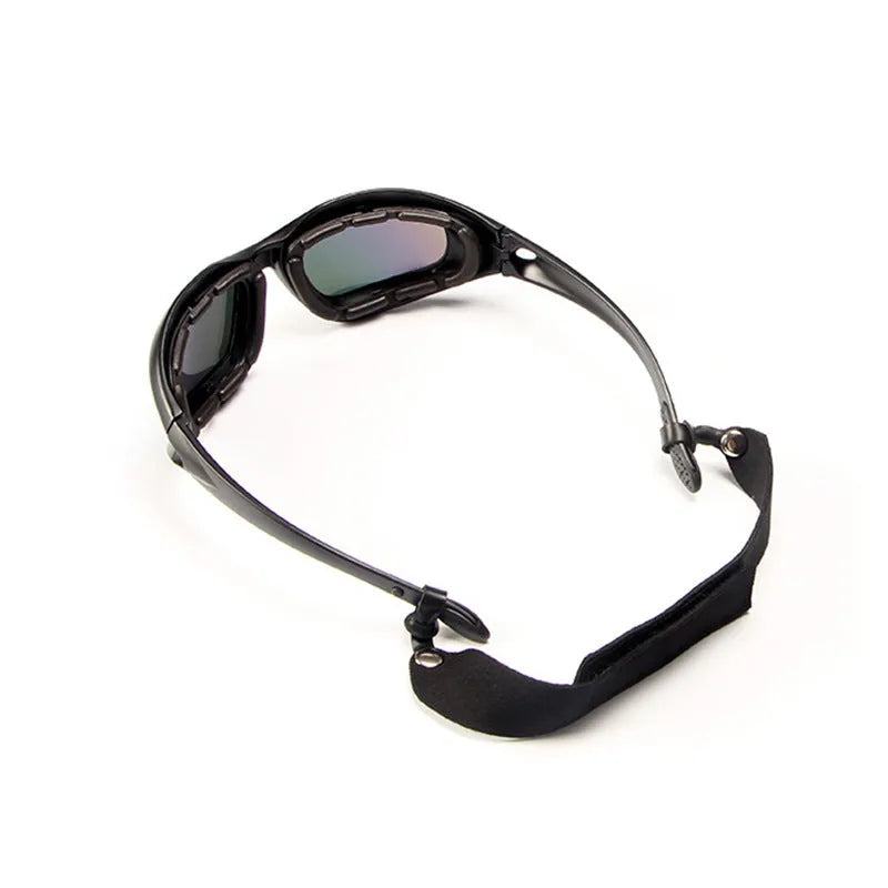 Polarised tactical sunglasses with sports frame for outdoor cycling and dust protection