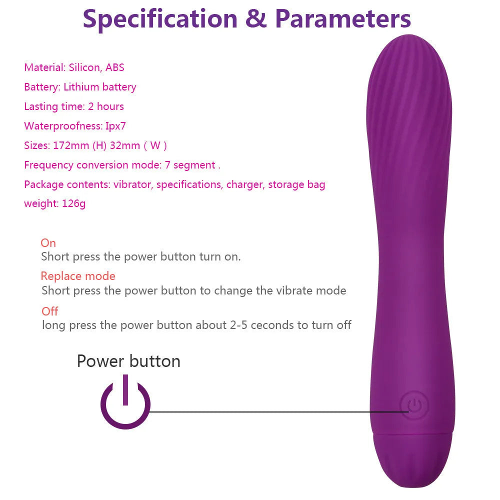 Rechargeable pink silicone toy for women in pink boxed packaging with USB charging