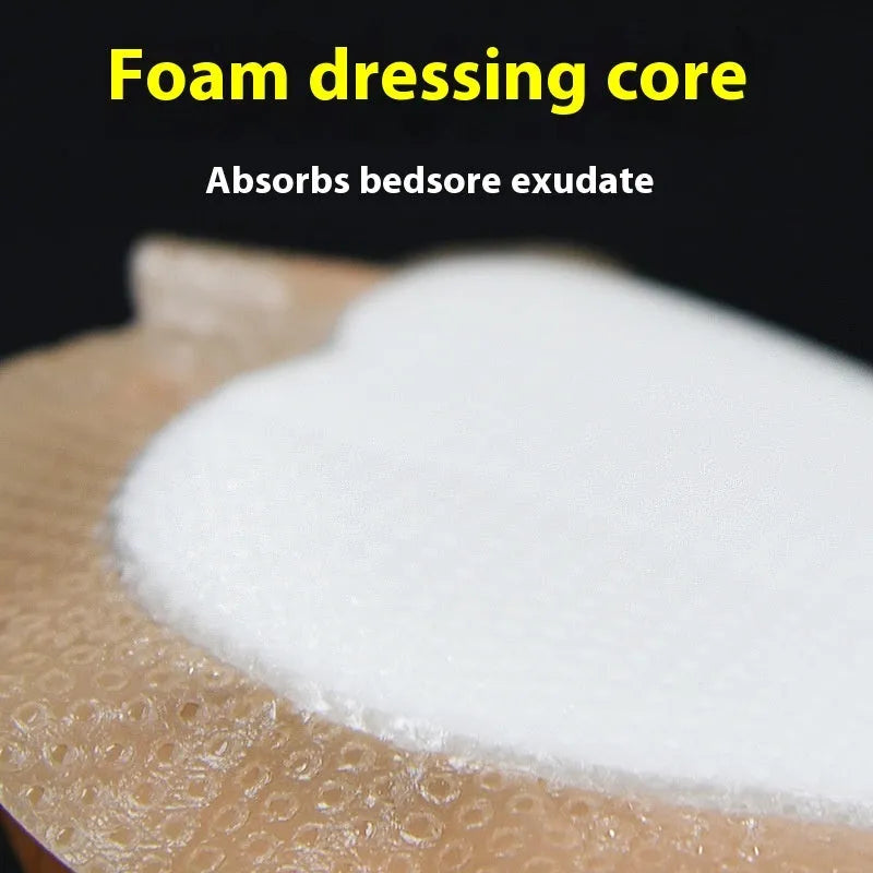 Large skin coloured silicone gel foam bedsore sticker for pressure sore prevention