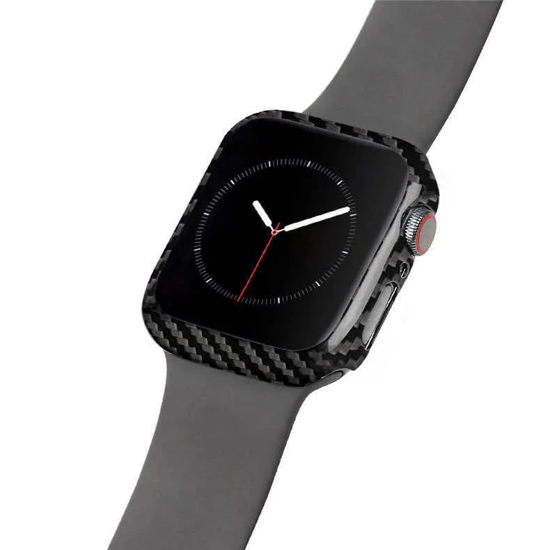 Apple Watch Series 4 half wrap leather protective case in black