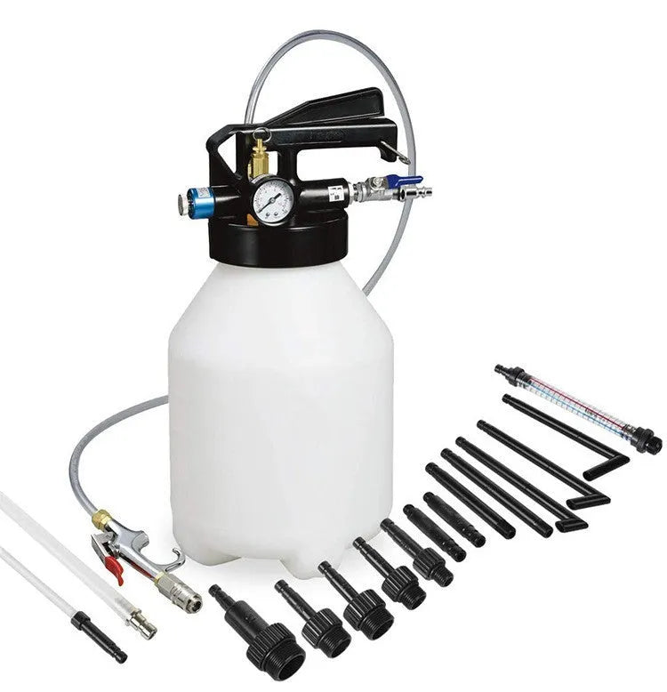 Pneumatic automatic transmission oil changer unit with 220W motor and fluid tank