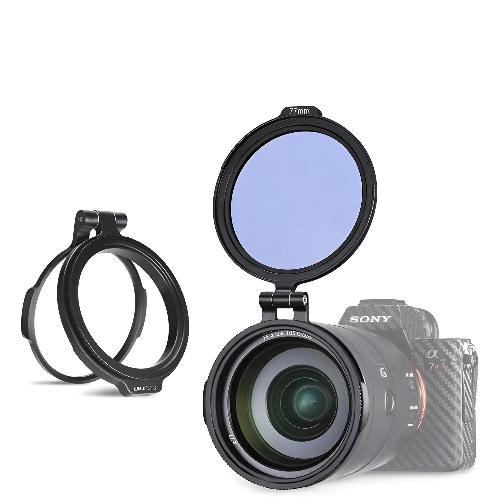 UURig RFS flip adapter ring mirror aluminium alloy bracket for quick NC filter switching with rotatable design