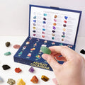 Christmas Doll Countdown Calendar Advent Crystal Stone Mine standard blind box with rough stone