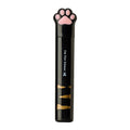 Cat paw mini folding craft scissors in four colours: black, blue, pink, and white, showing closed and open positions.