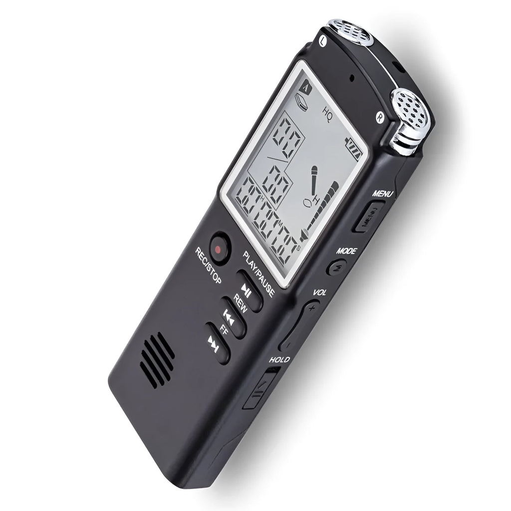 USB professional voice recorder with external microphone for telephone recording