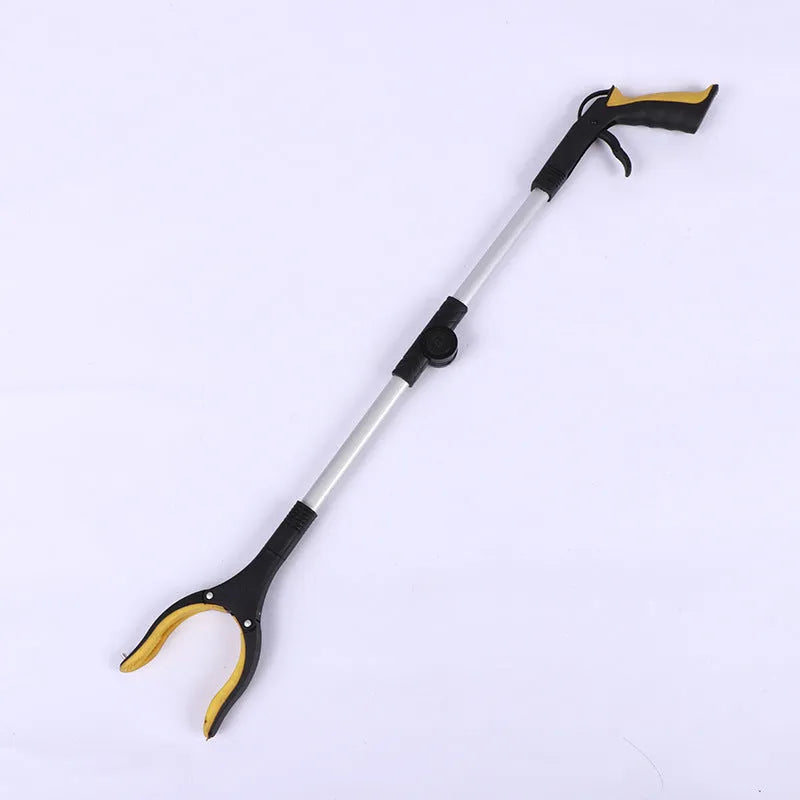 Aluminium folding garbage clamp with magnetic sucker in blue handle colour