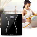 Black digital electronic body weight scale with 180kg capacity for home use
