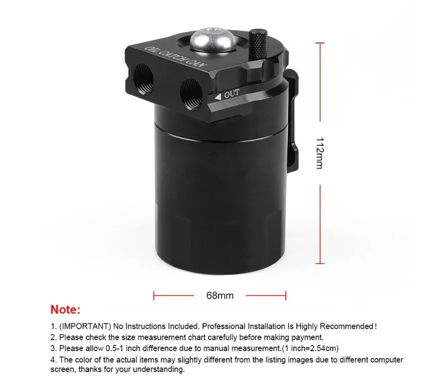 Aluminium alloy oil separator for Ford Expedition 2018-2020 models in black, blue, red and silver options
