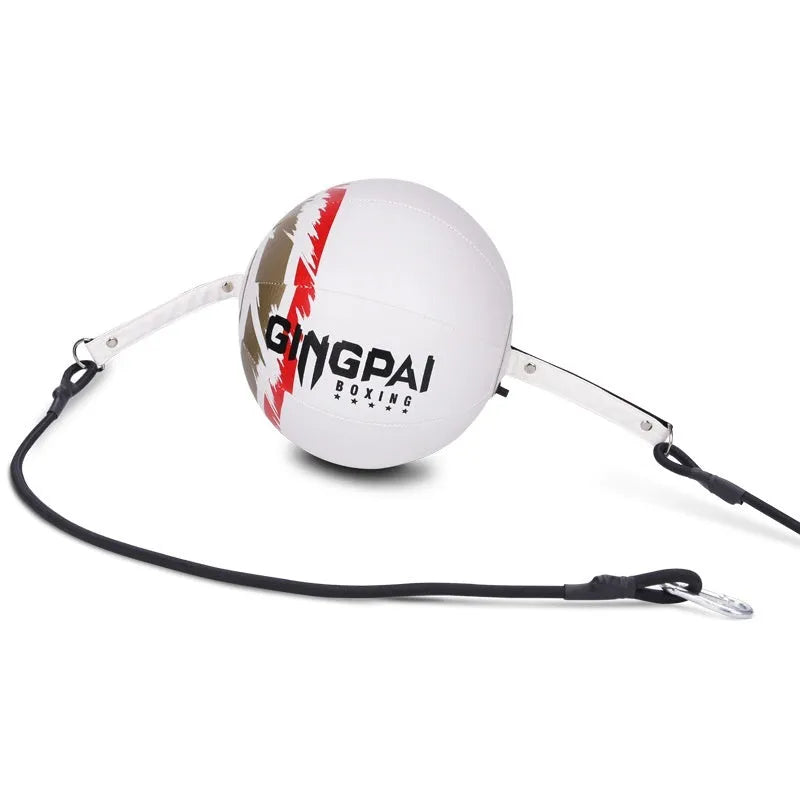 Hanging boxing speed ball for reaction training with PU construction in three colour options