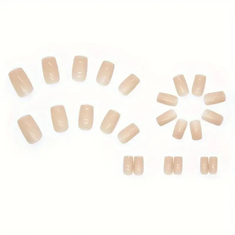 MY119 solid colour plastic nail art set for ladies with cute fashion design