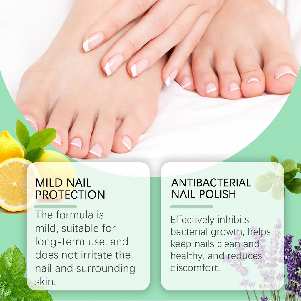 30ml nail care gentle cleaning solution bottle for natural nail maintenance