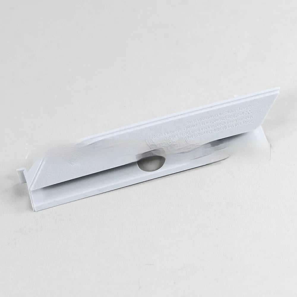 Black and white plastic hard drive cover for 3.5-inch desktop PC case bays