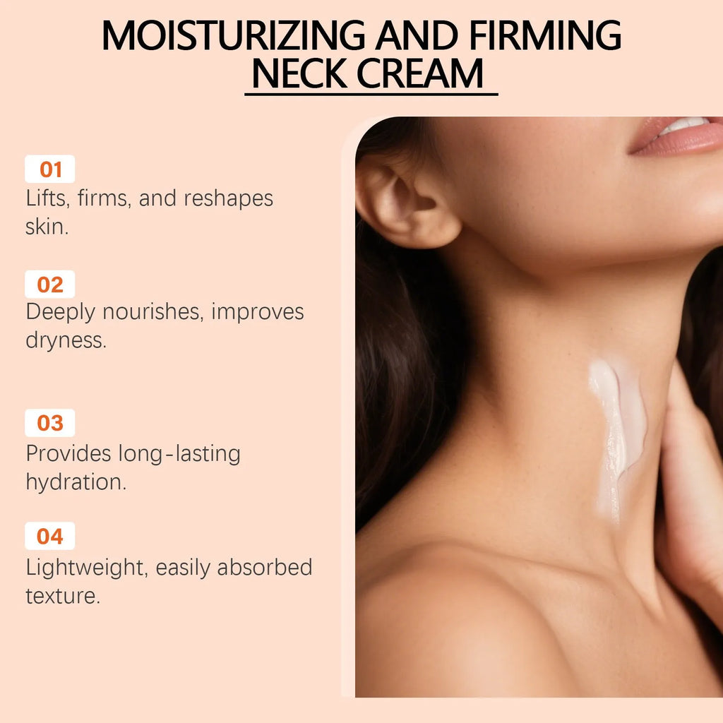 Daily Neck Contour Skin Moisturising Care Cream 50g in compact packaging