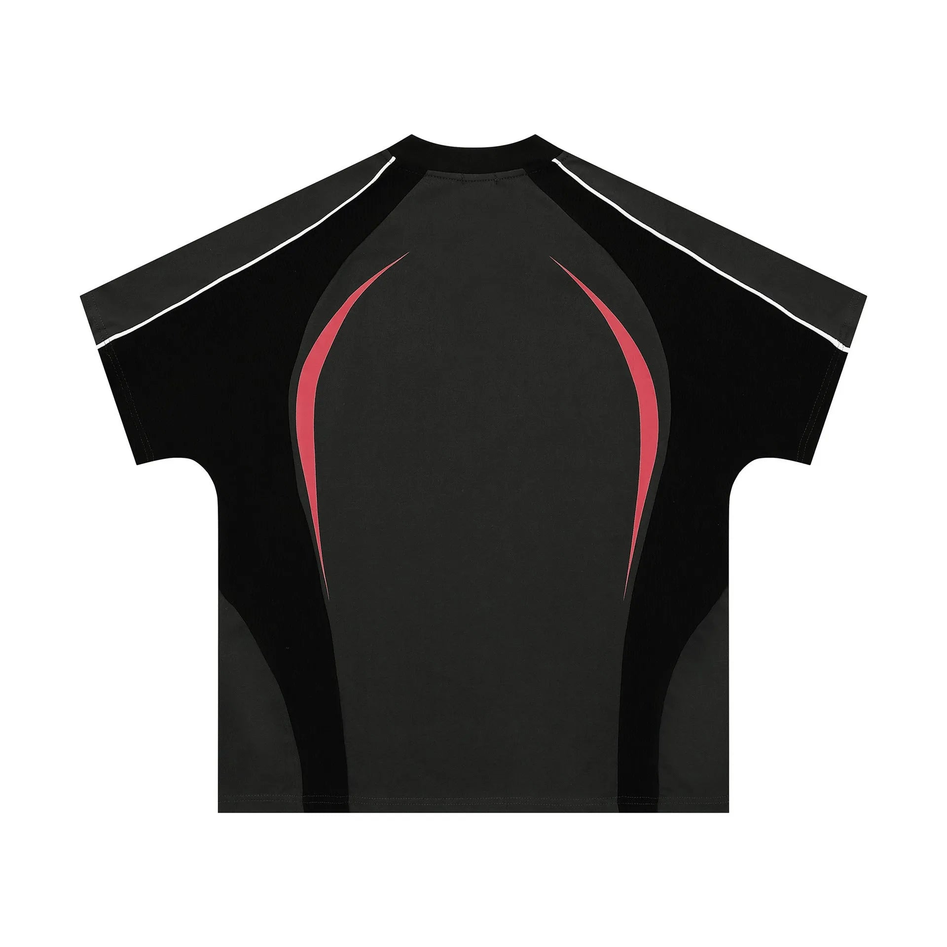 Men's loose t-shirt with colour matching letters printed design in polyester fibre fabric