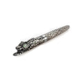 Embossed metal pen in Ancient Silver with OPP packaging, suitable as a business gift