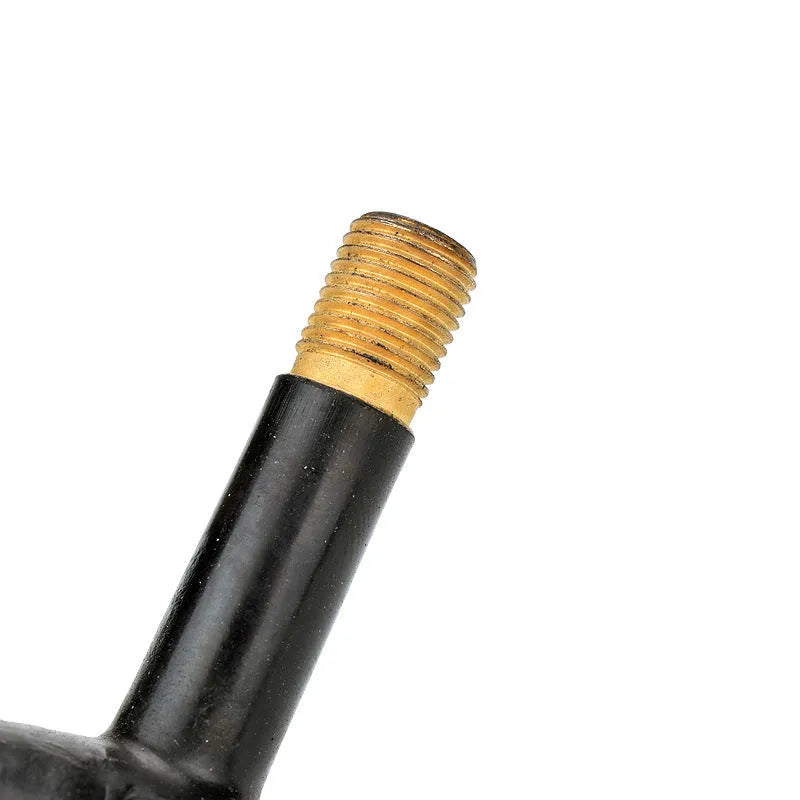 Anodised aluminium mountain bike tyre valve cap in one of five colours: black, blue, gold, red, or silver.