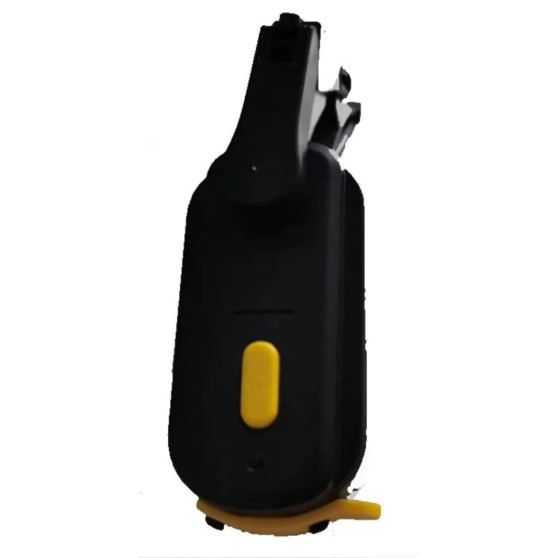 Black plastic motorcycle helmet wiper unit with 65mm blade for smart helmet systems