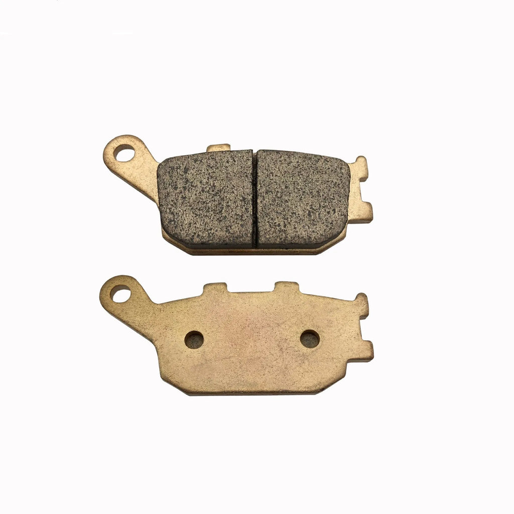 A pair of sintered, asbestos-free rear brake pads for Honda CBR900RR, CBR929RR, and CBR954RR motorcycles.
