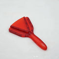 Red transparent grey ABS plastic telescopic bottle opener with non-slip handle.