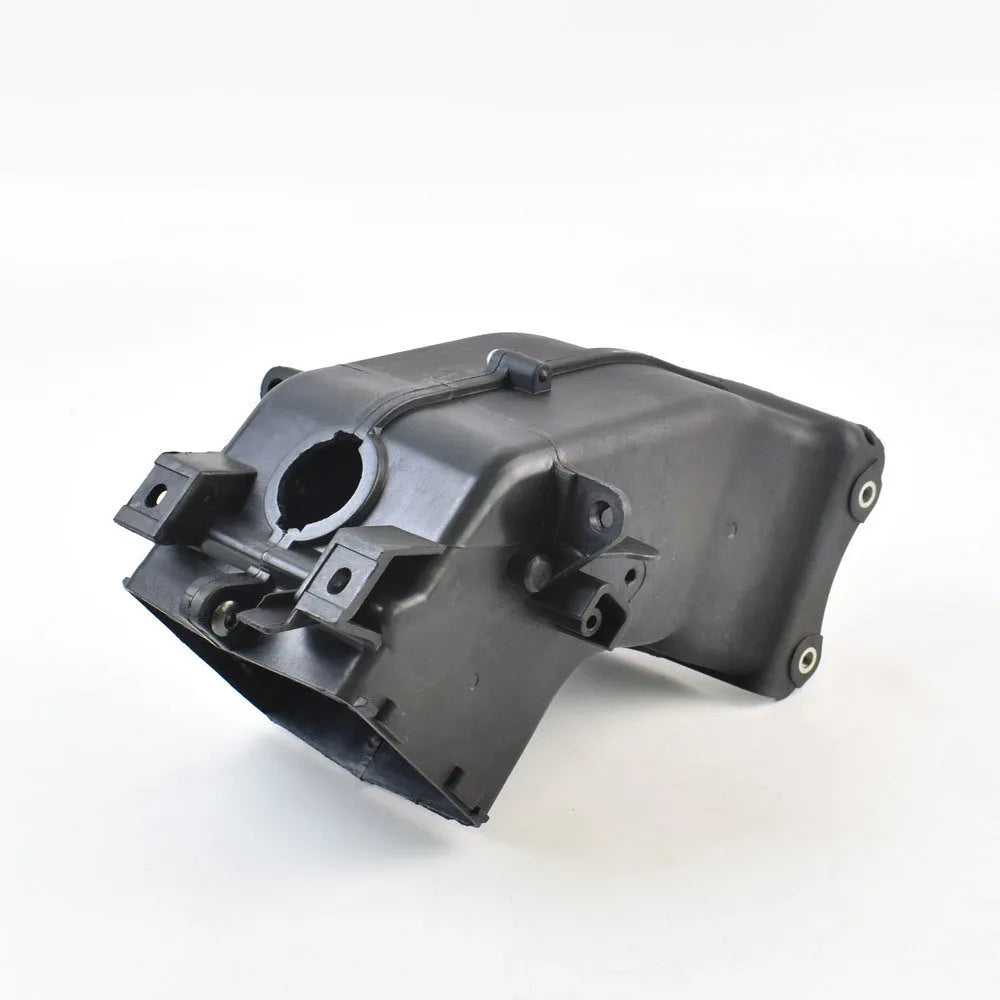 Black motorcycle ventilation intake pipe for Yamaha models, dimensions 280mm by 170mm by 160mm.