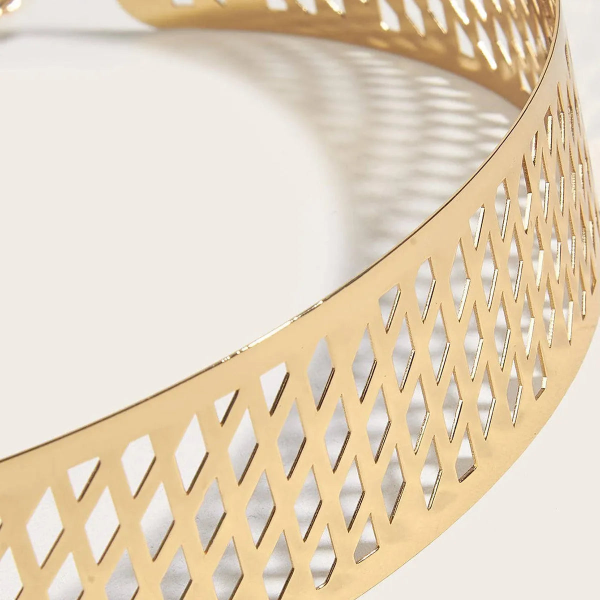Gold alloy buckle hook fastening waist belt iron waist seal ring 105cm length 4.5cm width thick type