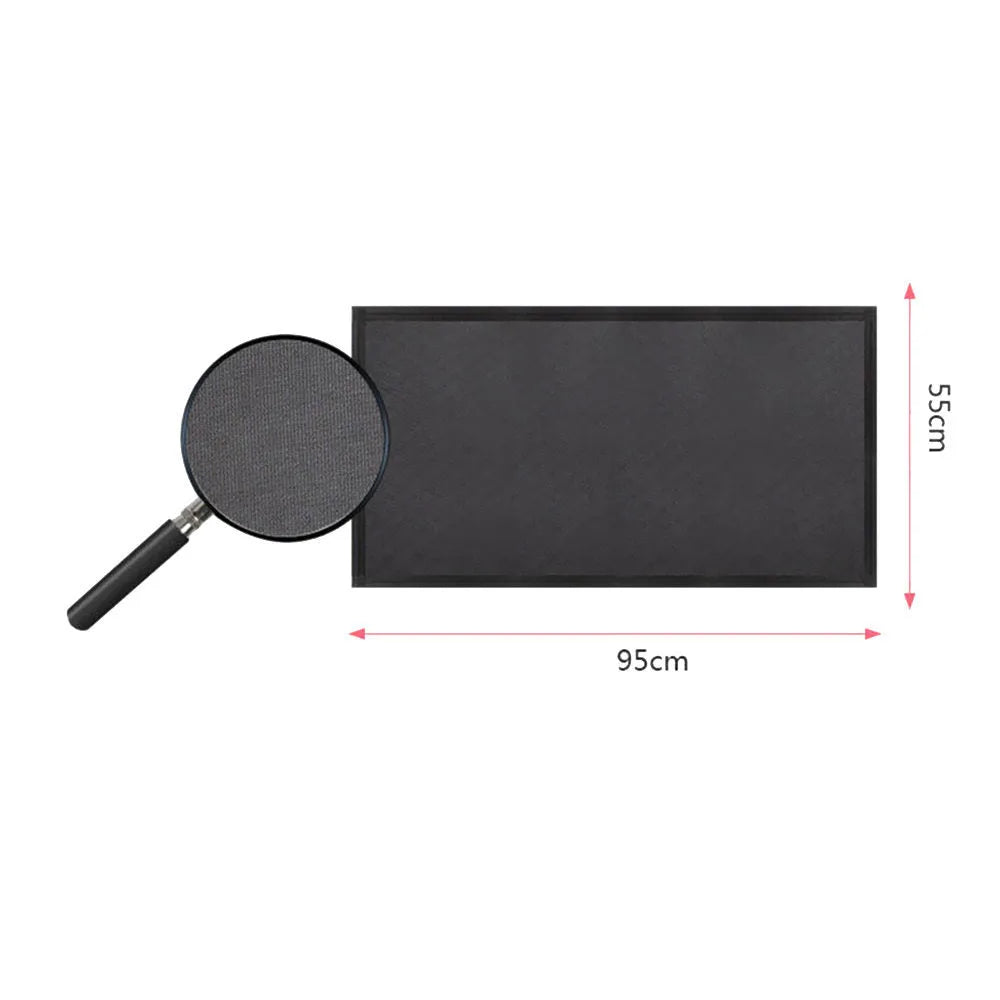 Black magnetic car sunroof sunshade with silver coated fabric for vehicle skylight 95cm by 55cm