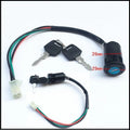 Waterproof electric car door lock with plastic construction and electrical connections