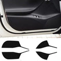 Four-piece carbon fibre protective film for Tesla Model S car door panels