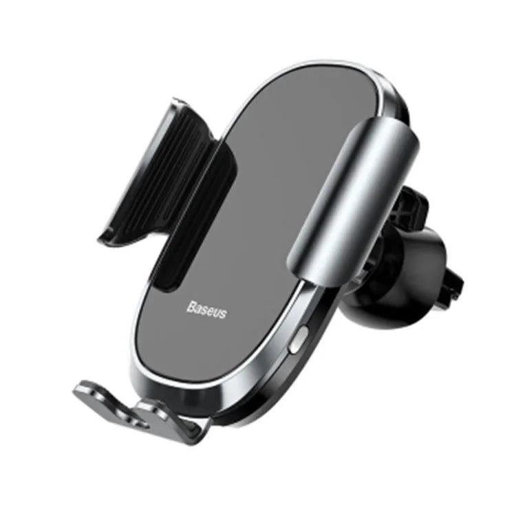 A universal smart car bracket for dashboard mounting, shown in black, blue, and silvery colour options.
