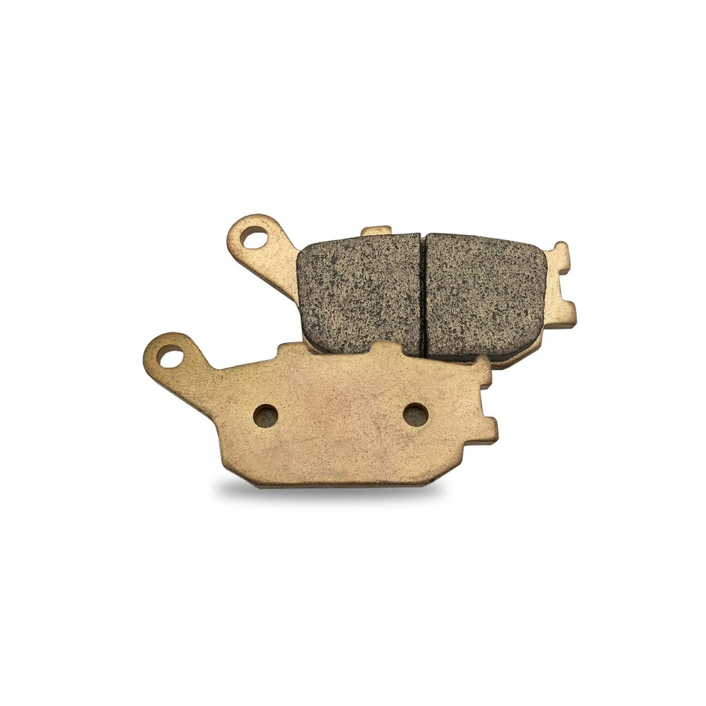 A pair of sintered, asbestos-free rear brake pads for Honda CBR900RR, CBR929RR, and CBR954RR motorcycles.