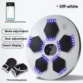 Smart music boxing machine wall mounted PU reaction target in black for home training