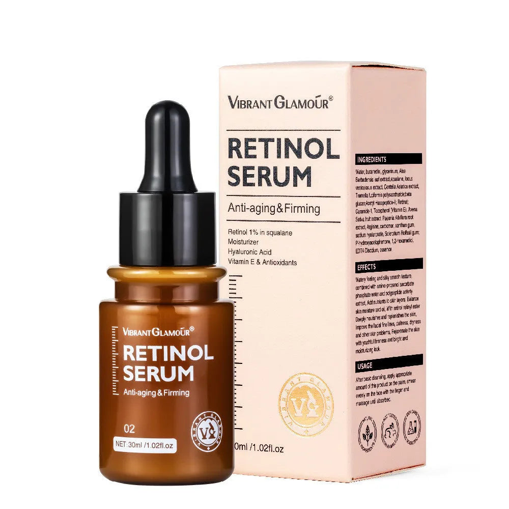 30ml retinol facial serum bottle for dry lines and fine lines treatment