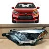 Toyota Corolla passenger-side halogen headlight assembly with integrated cornering lamp.