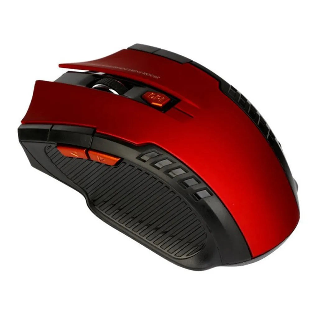 Colour-changing wired USB mouse in black, ultra-thin design with scroll wheel, on a desktop surface