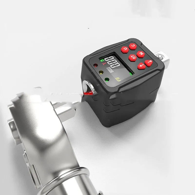 Metal digital torque meter with 1/2 inch square drive and digital display head