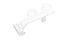 Bidet wash butt-lifting tool with split detachable ABS plastic construction in KB06 pure white