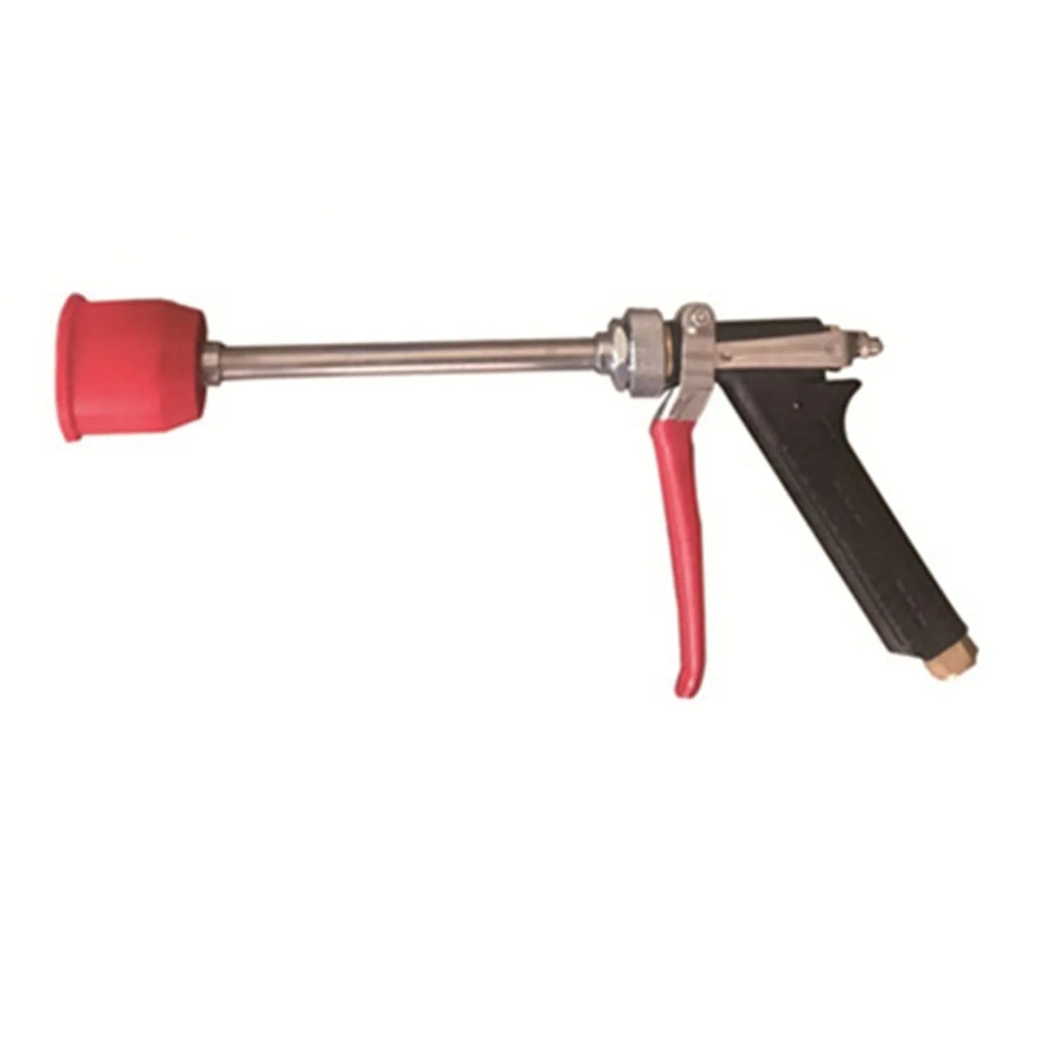 Submachine gun style high-pressure agricultural spray gun with adjustable nozzle