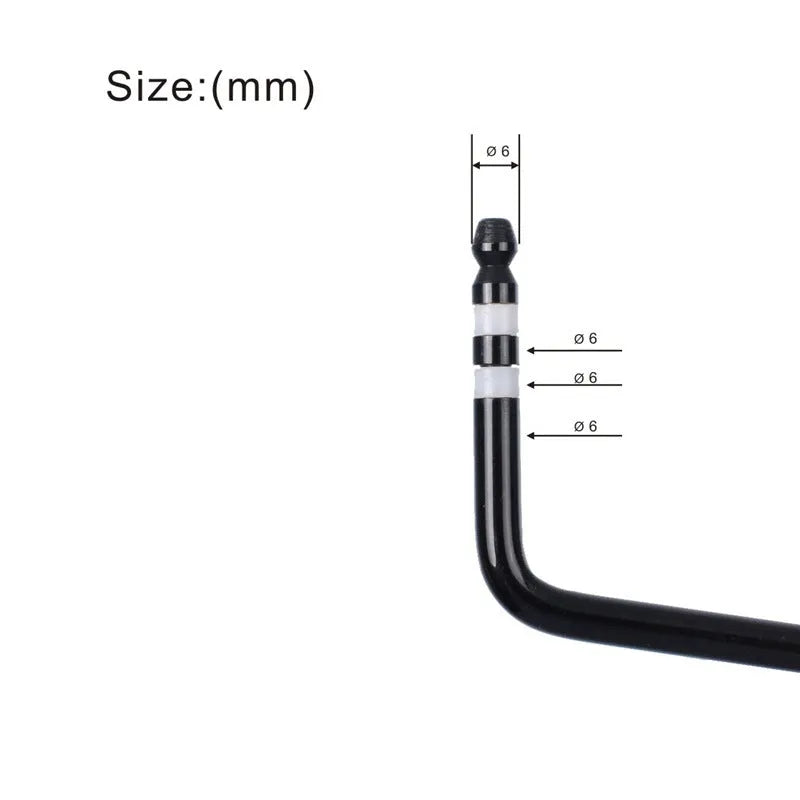 A guitar tremolo bar in black, gold, silver, and blue colour options.