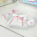 Little Nurse Suit cotton doll clothes designed for 10cm height dolls, small hand guard colour