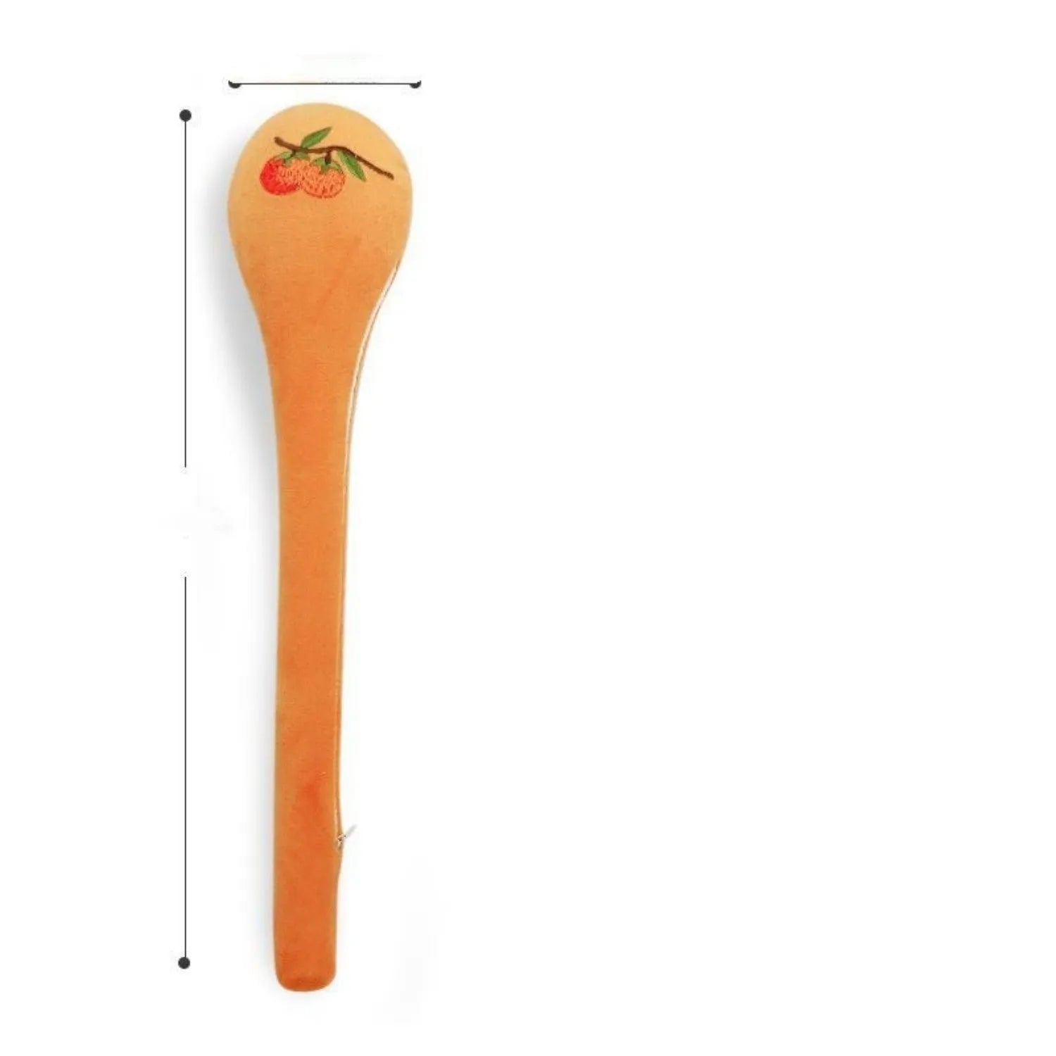 48cm health massage back pounding percussion stick with zipper mechanism and meridian flap design