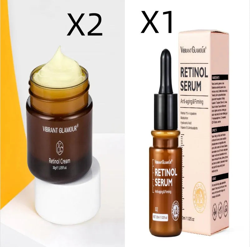 30ml retinol facial serum bottle for dry lines and fine lines treatment