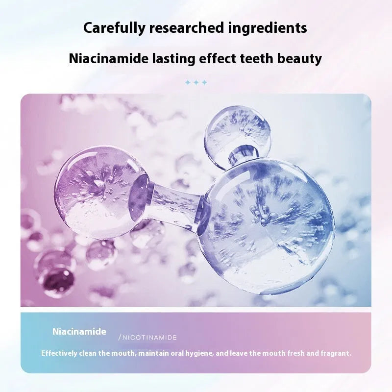 100g tube of nicotinamide dazzling white toothpaste for adult oral care with whitening function