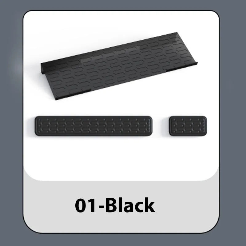 Double sided memory foam keyboard and mouse pad wrist rest set in various colours