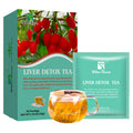 Herbal substitutional tea box showing 50g medicine-food homology blend with traditional Chinese herbal ingredients