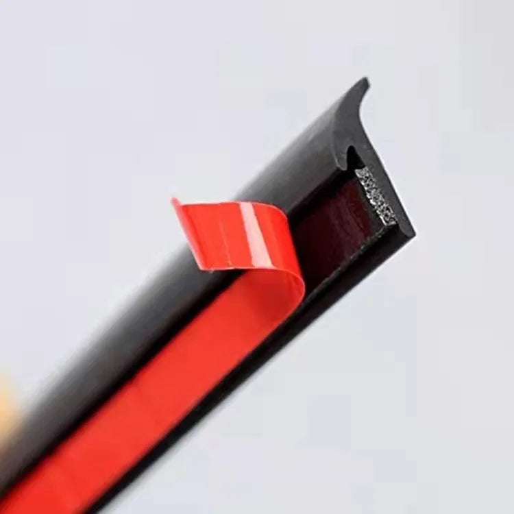 TPE car door gap filler seal strip in black and white colours for automotive sealing applications